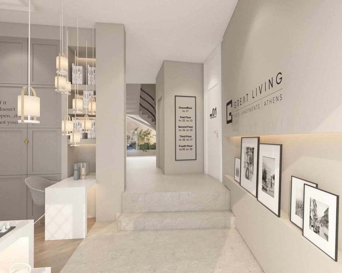 Aparthotel Great Living Koukaki Atenas Exterior foto